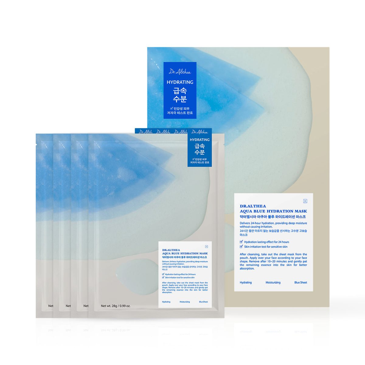 Dr. Althea Aqua Blue Hydration Mask - 4ea