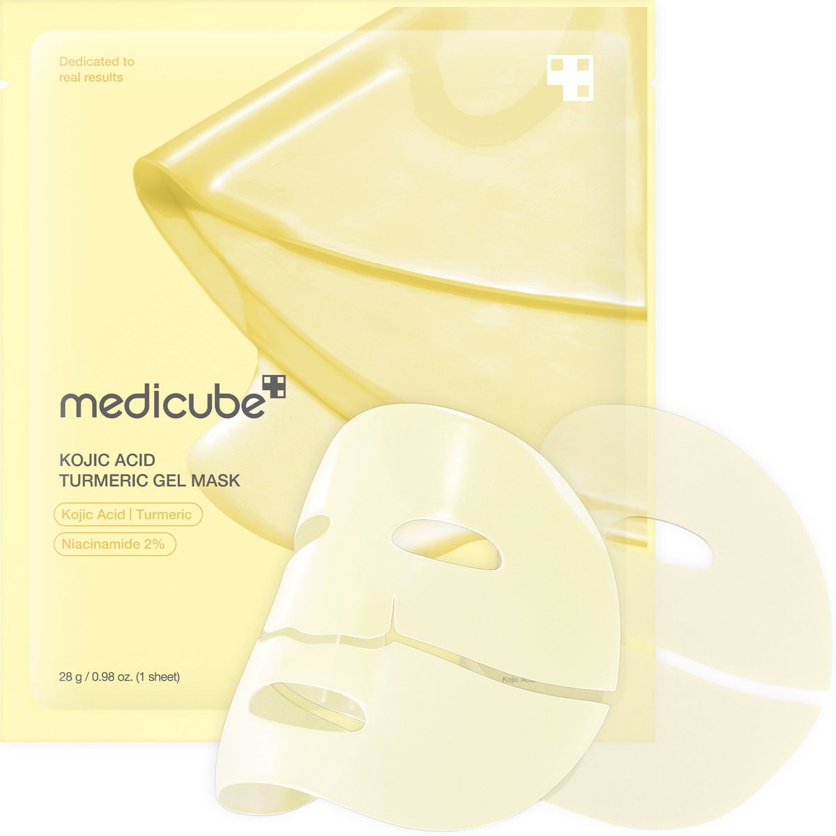 Medicube Kojic Acid Turmeric Brightening Gel Mask (4EA)