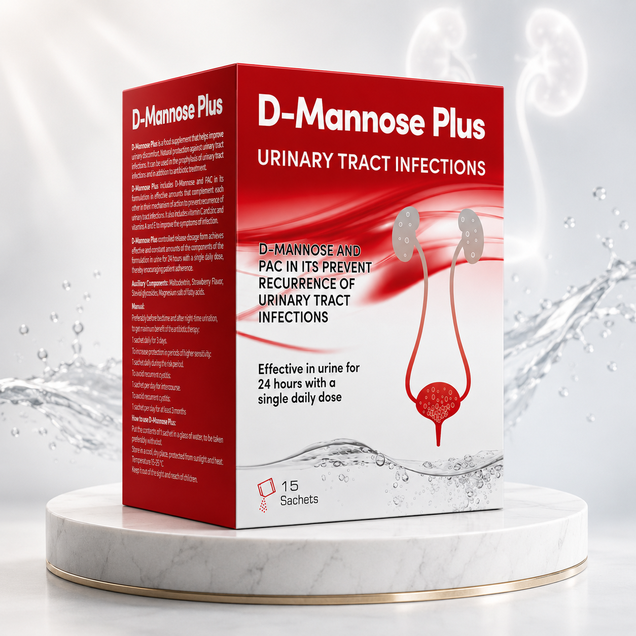 D-Mannose Plus 15 Satchets